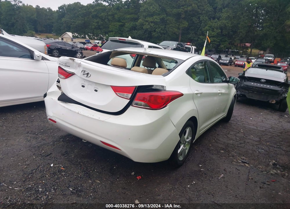 2012 HYUNDAI ELANTRA GLS VIN: 5NPDH4AE5CH125479