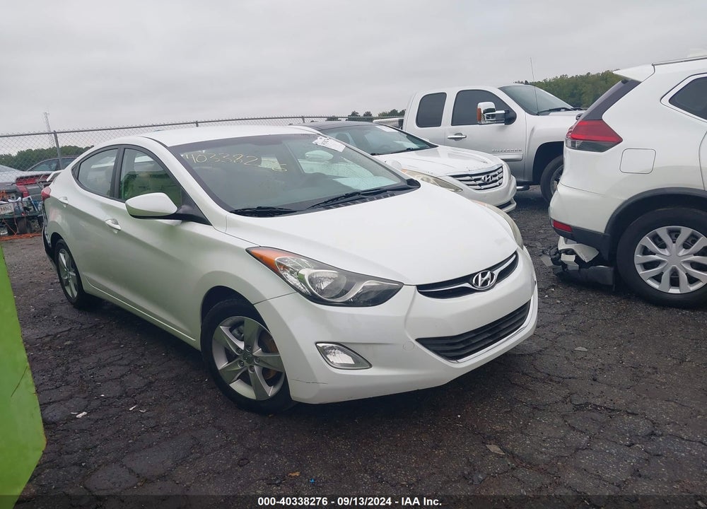 2012 HYUNDAI ELANTRA GLS VIN: 5NPDH4AE5CH125479