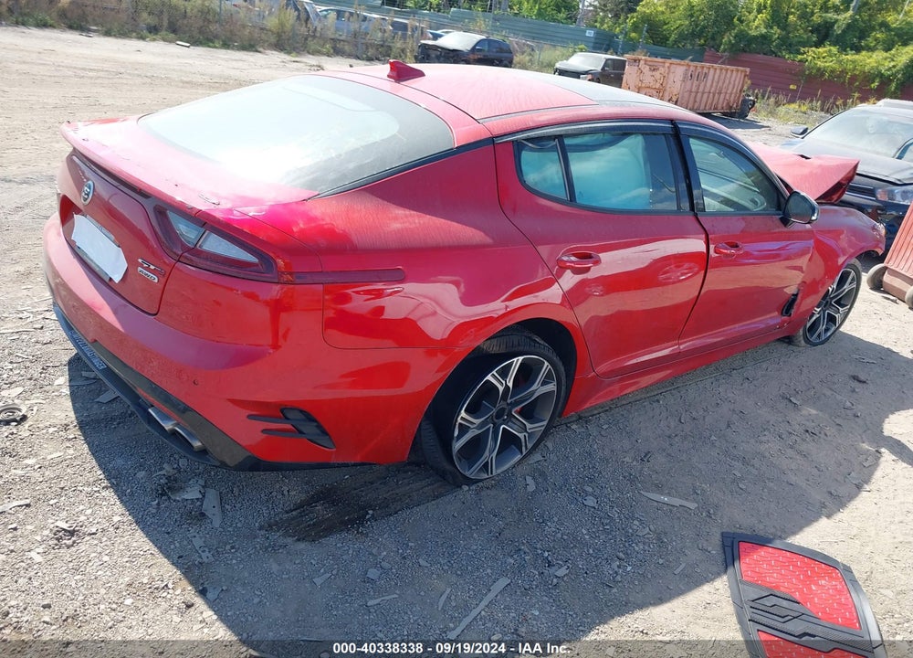 2018 KIA STINGER GT2 VIN: KNAE55LCXJ6010041