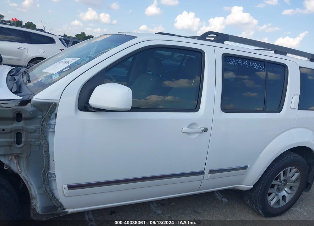 2012 NISSAN PATHFINDER LE VIN: 5N1AR1NN8CC628701