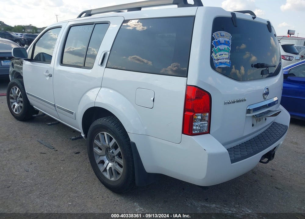 2012 NISSAN PATHFINDER LE VIN: 5N1AR1NN8CC628701