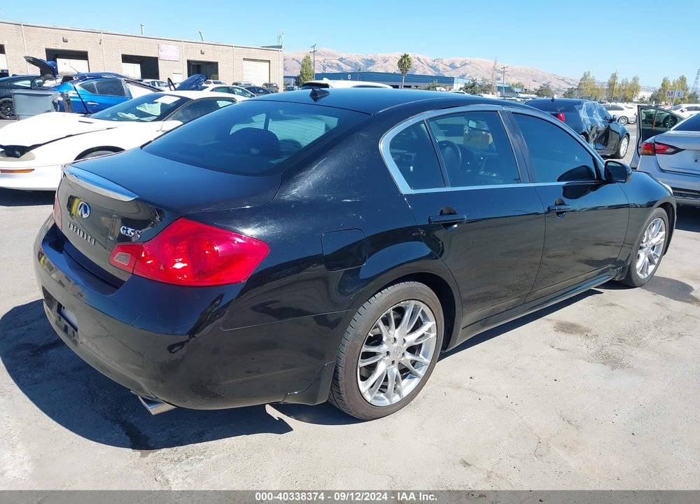 2008 INFINITI G35 JOURNEY VIN: JNKBV61E38M211459