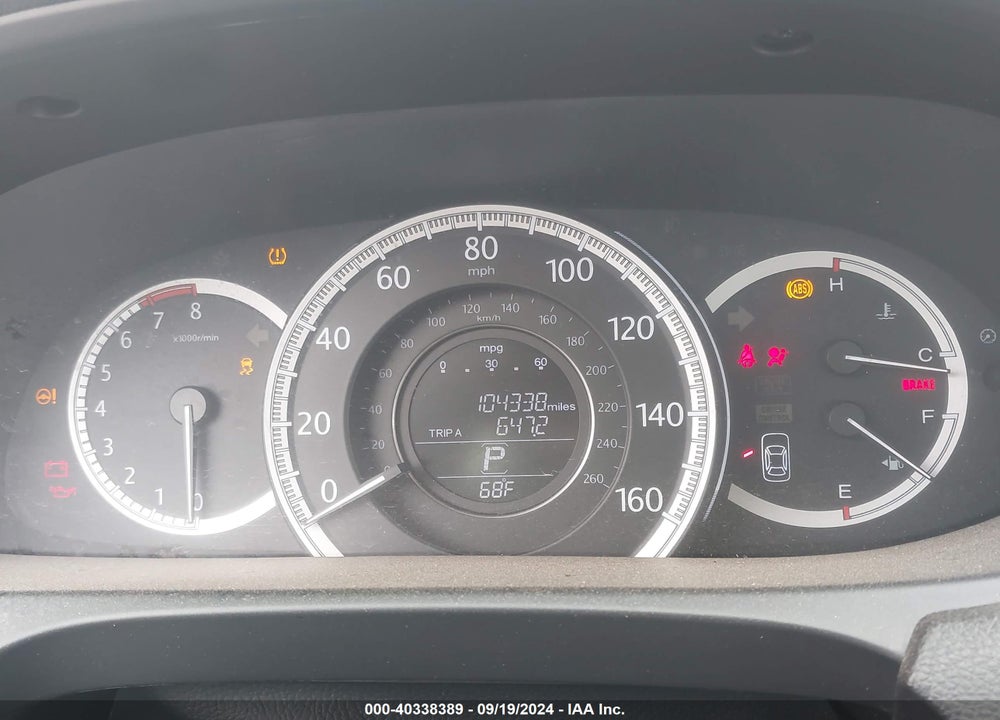 2013 HONDA ACCORD LX VIN: 1HGCR2F32DA247456