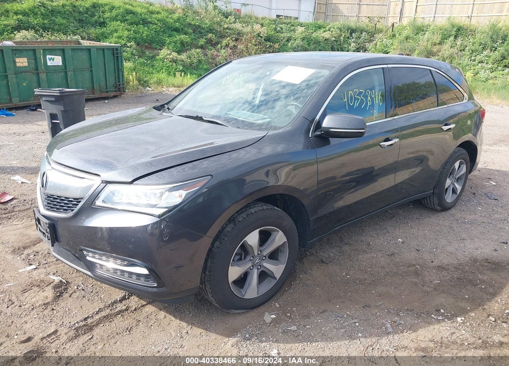 2015 ACURA MDX VIN: 5FRYD4H28FB023913