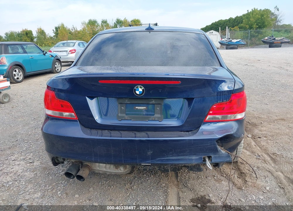 2013 BMW 135I VIN: WBAUC9C58DVY60710