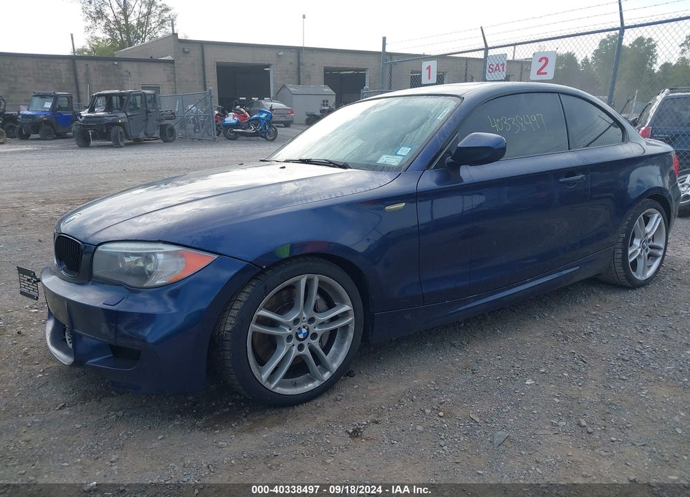 2013 BMW 135I VIN: WBAUC9C58DVY60710