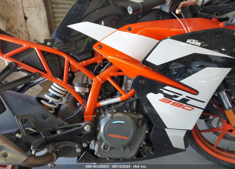 2019 KTM 390 RC VIN: MD2JYJ408KC219412
