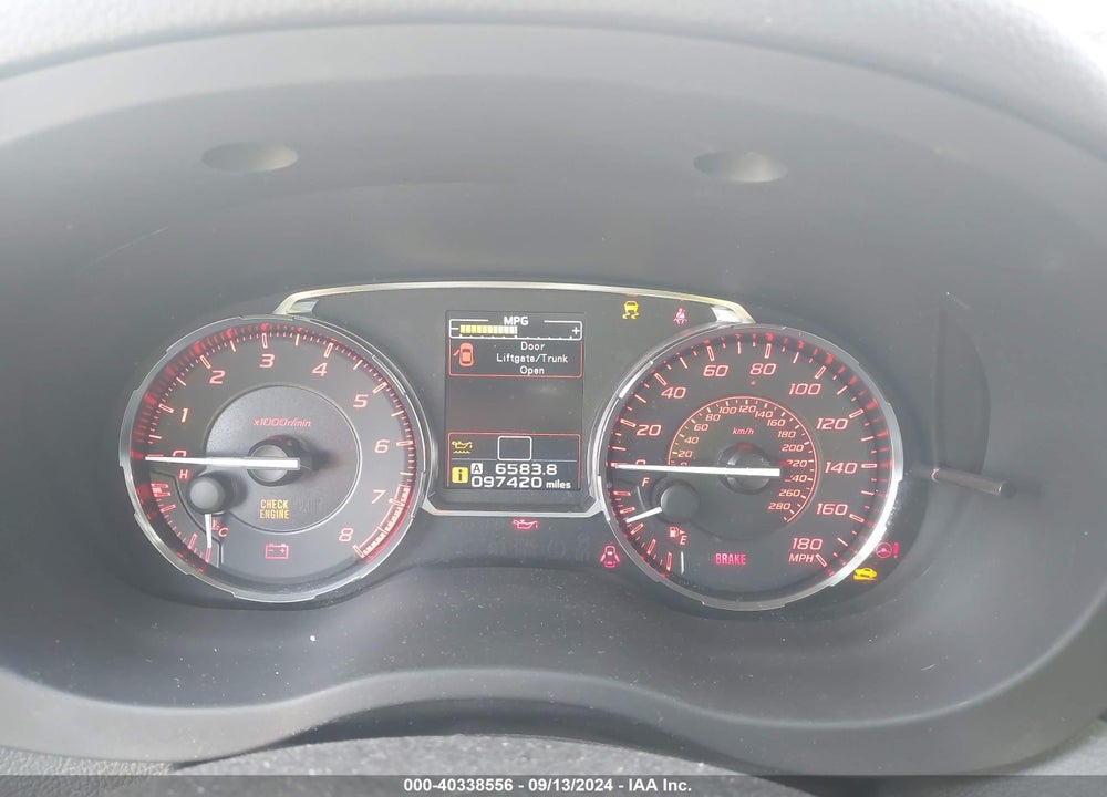 2017 SUBARU WRX PREMIUM VIN: JF1VA1E66H9828508