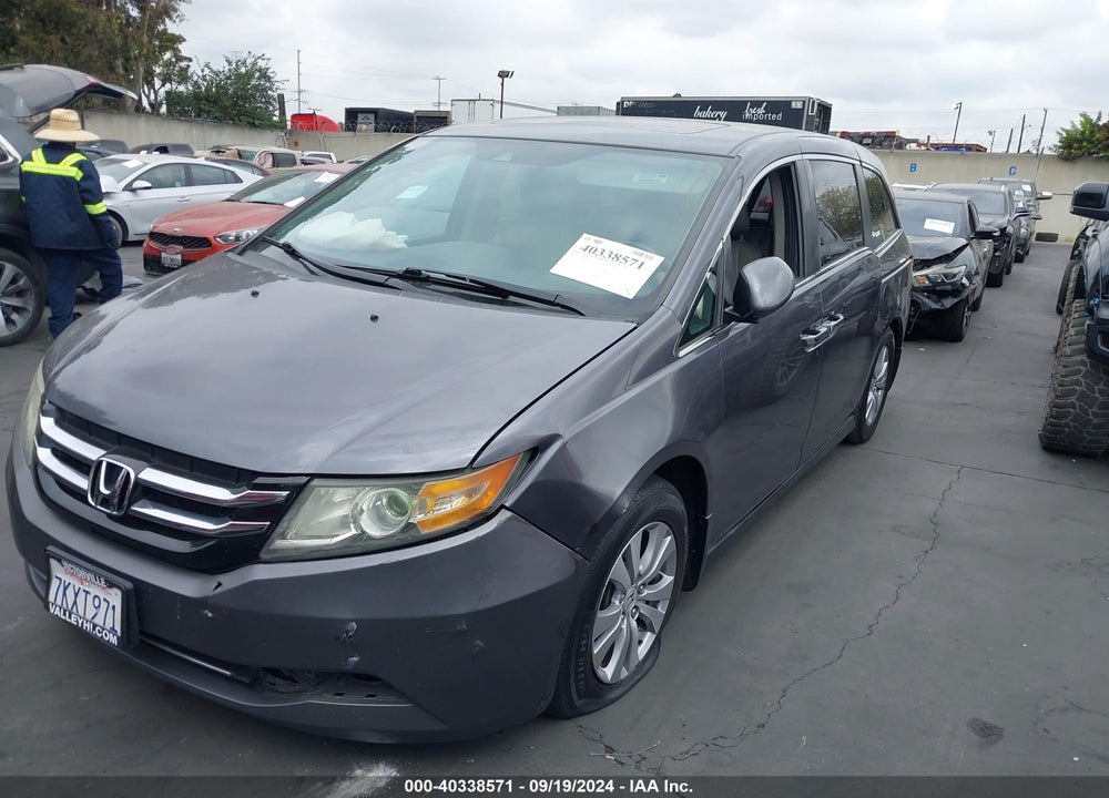 2015 HONDA ODYSSEY EX-L VIN: 5FNRL5H68FB093588