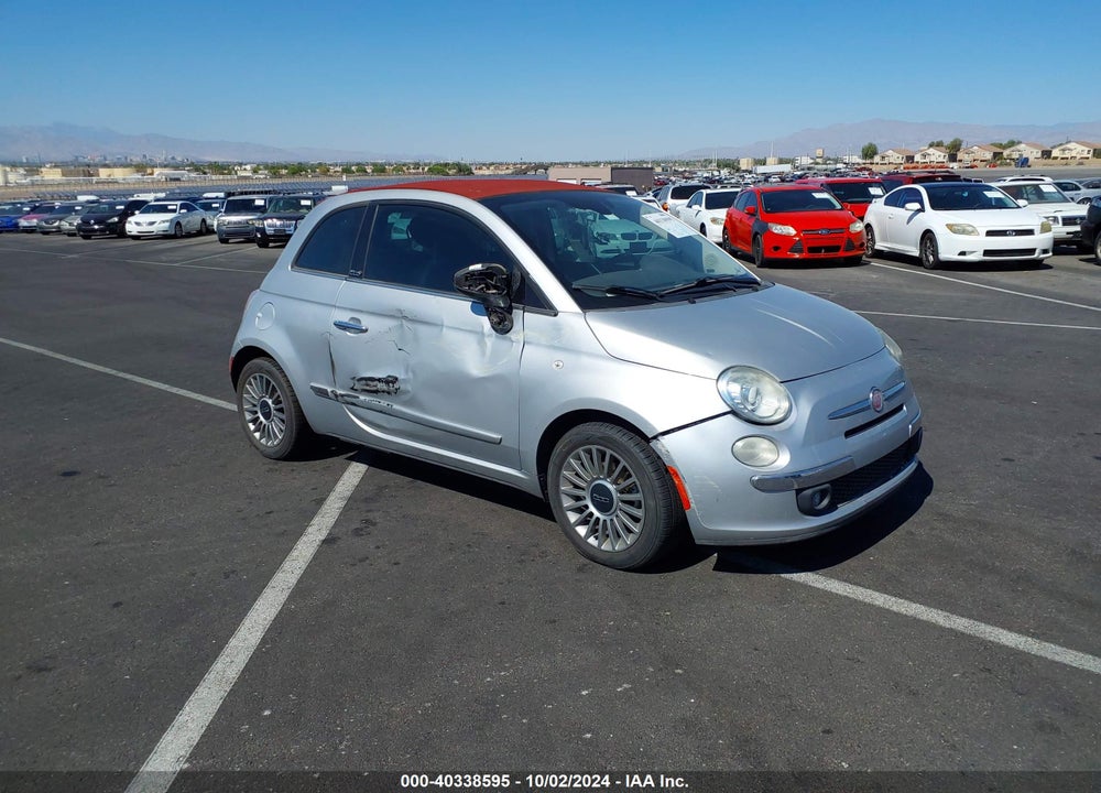 2012 FIAT 500C LOUNGE VIN: 3C3CFFER8CT361073