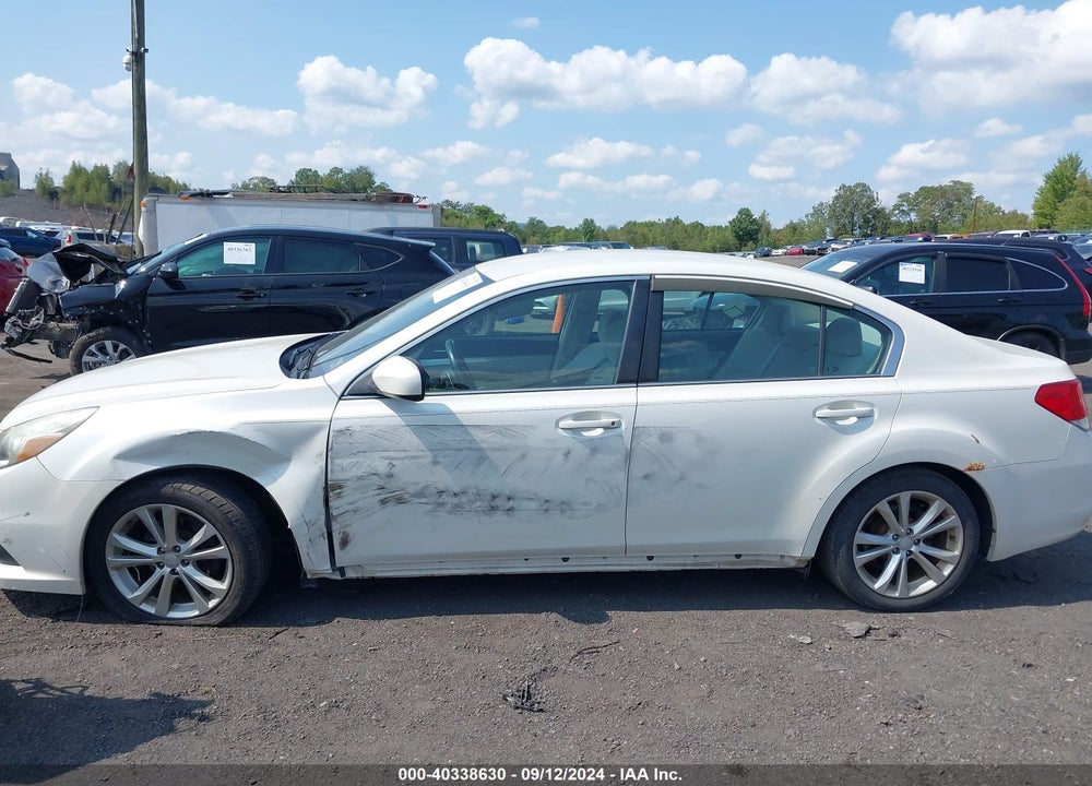 2013 SUBARU LEGACY 2.5I PREMIUM VIN: 4S3BMBC66D3027569