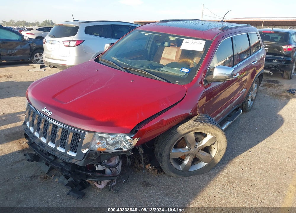 2013 JEEP GRAND CHEROKEE OVERLAND VIN: 1C4RJECG3DC526766
