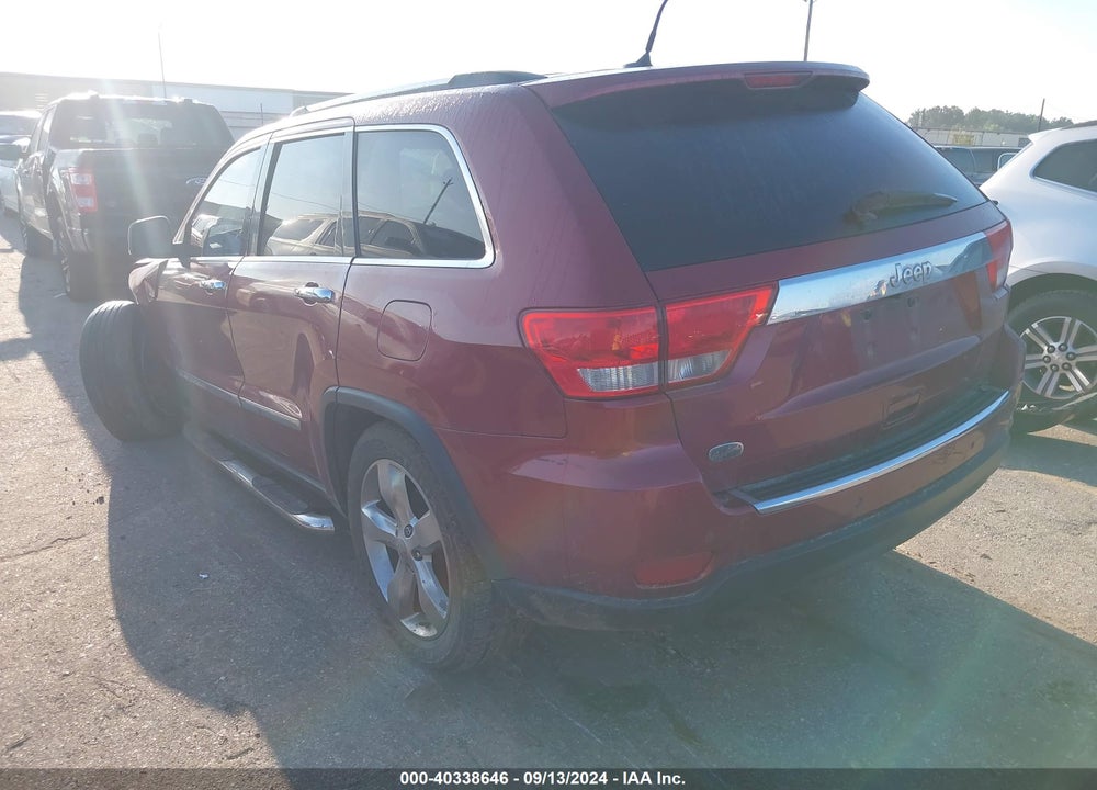 2013 JEEP GRAND CHEROKEE OVERLAND VIN: 1C4RJECG3DC526766