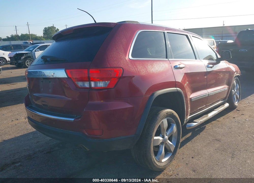 2013 JEEP GRAND CHEROKEE OVERLAND VIN: 1C4RJECG3DC526766