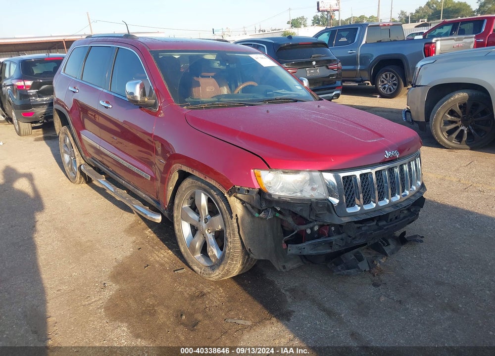 2013 JEEP GRAND CHEROKEE OVERLAND VIN: 1C4RJECG3DC526766