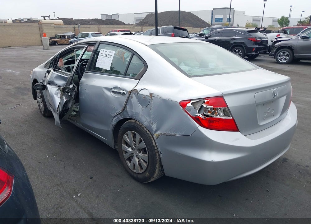 2012 HONDA CIVIC LX VIN: 2HGFB2F54CH334102