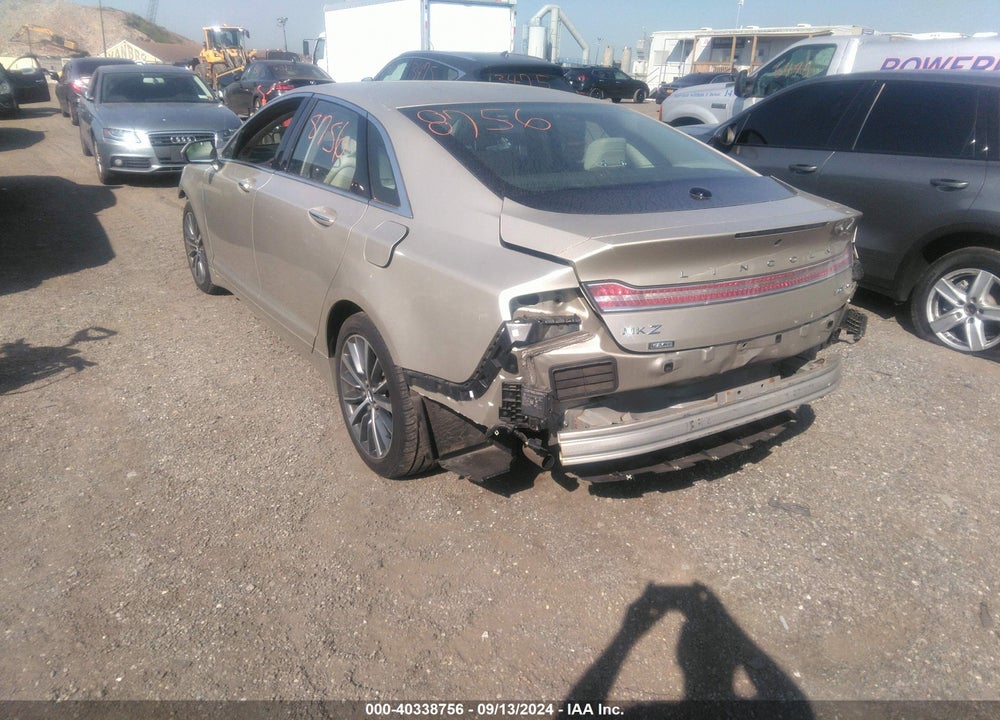 2017 LINCOLN MKZ SELECT VIN: 3LN6L5D90HR664233