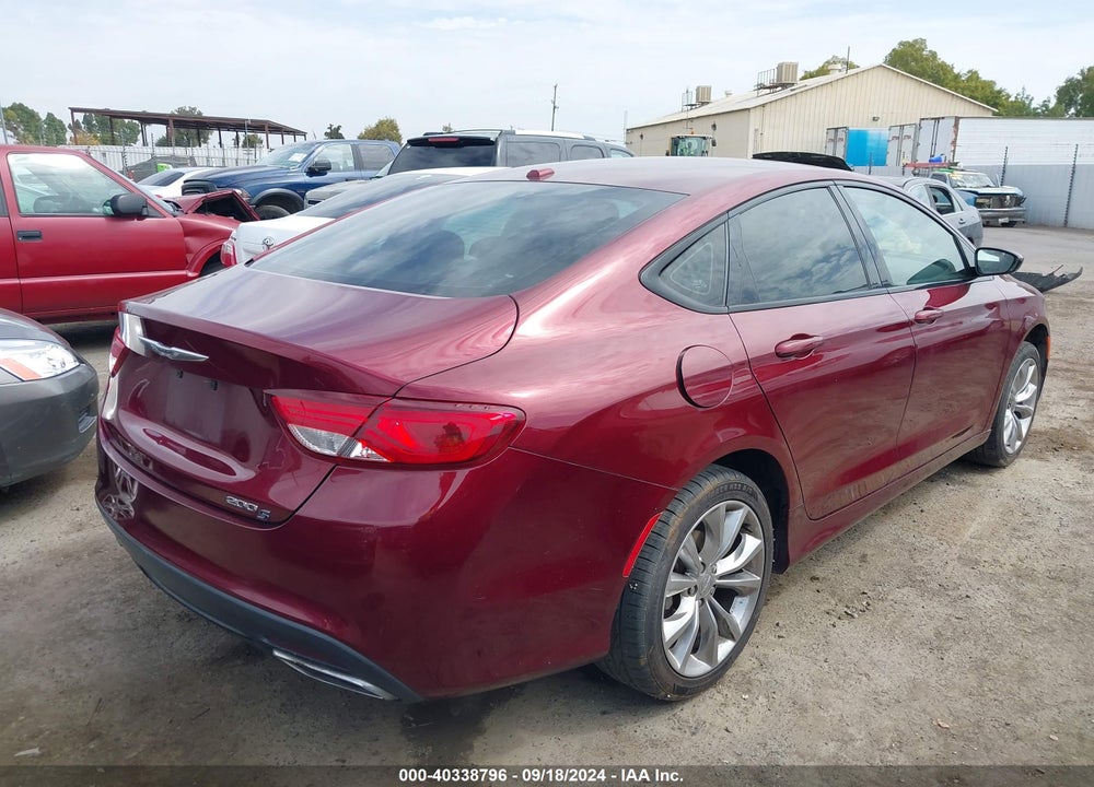 2015 CHRYSLER 200 S VIN: 1C3CCCBB9FN665600