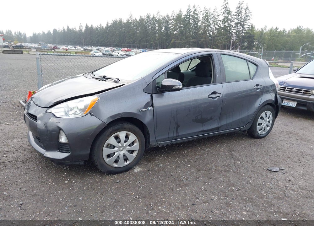 2012 TOYOTA PRIUS C THREE VIN: JTDKDTB37C1013946