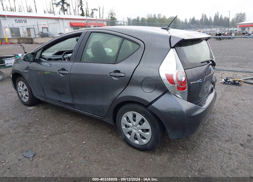 2012 TOYOTA PRIUS C THREE VIN: JTDKDTB37C1013946