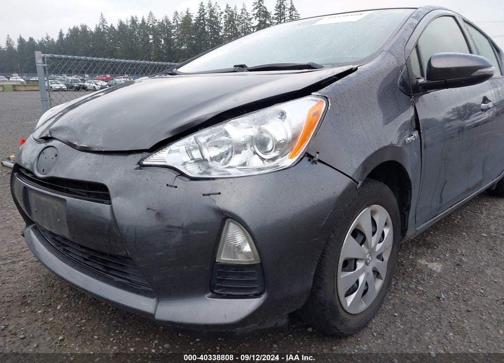 2012 TOYOTA PRIUS C THREE VIN: JTDKDTB37C1013946