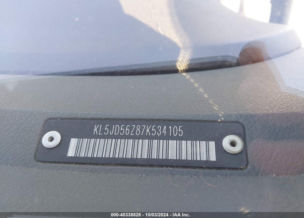 2007 SUZUKI FORENZA CONVENIENCE VIN: KL5JD56Z87K534105