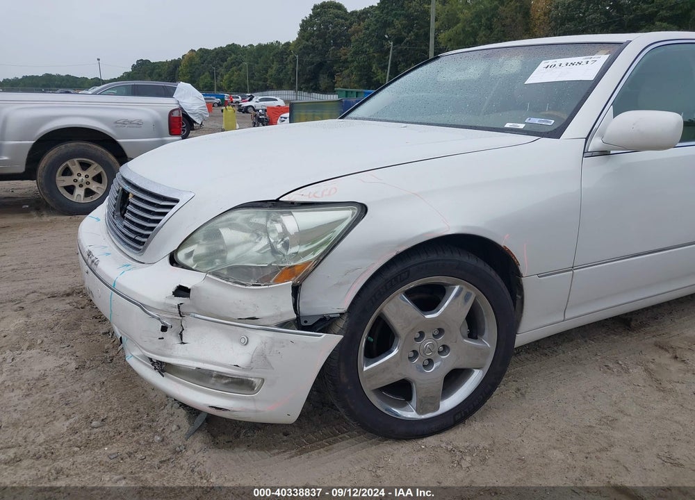 2005 LEXUS LS 430 VIN: JTHBN36F655023847
