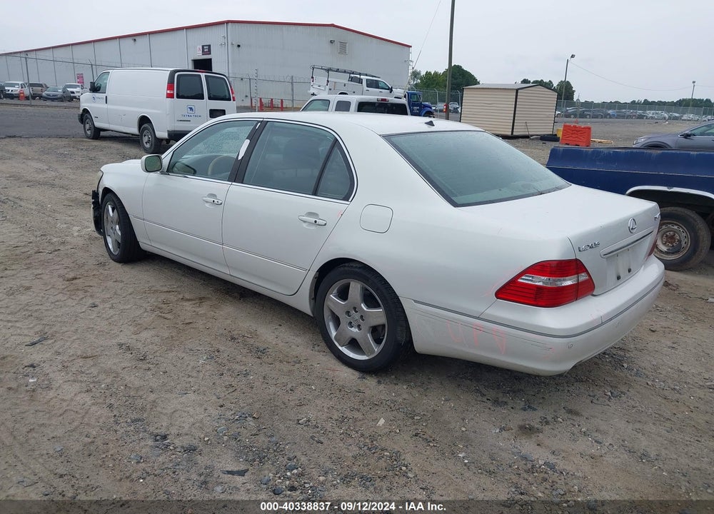 2005 LEXUS LS 430 VIN: JTHBN36F655023847