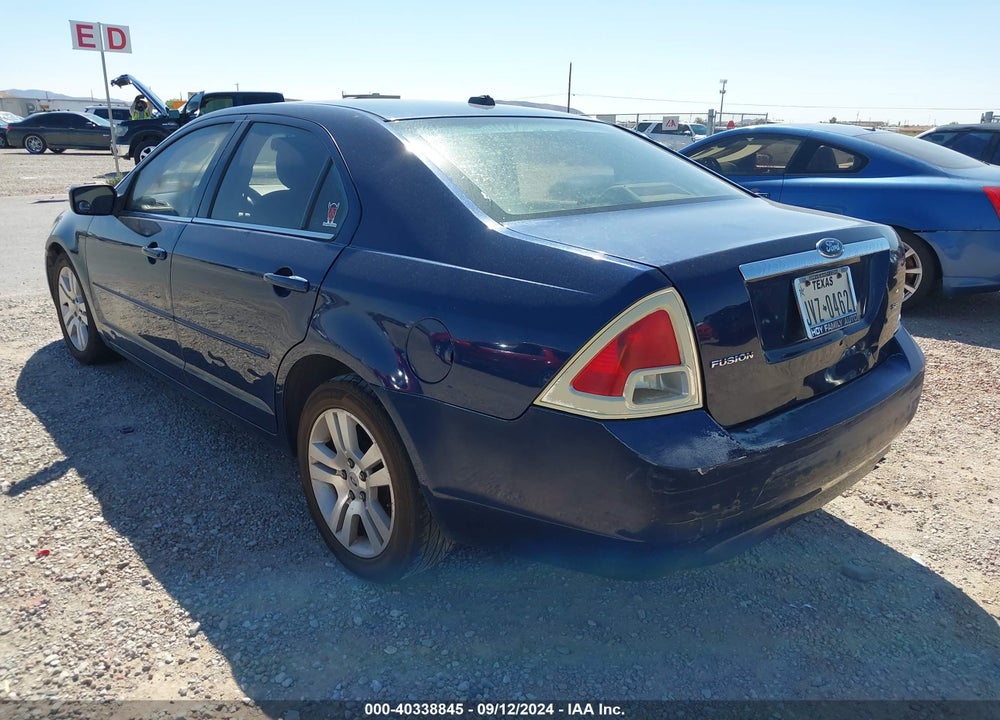 2007 FORD FUSION SEL VIN: 3FAHP08Z97R238172