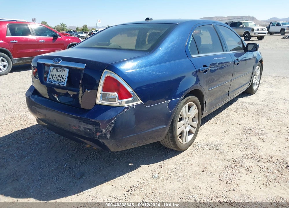 2007 FORD FUSION SEL VIN: 3FAHP08Z97R238172
