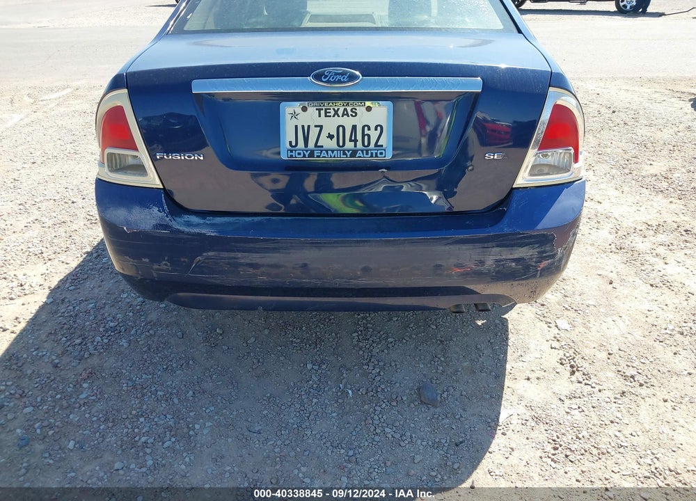 2007 FORD FUSION SEL VIN: 3FAHP08Z97R238172