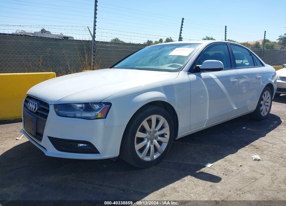 2014 AUDI A4 2.0T PREMIUM VIN: WAUBFAFL8EN003704
