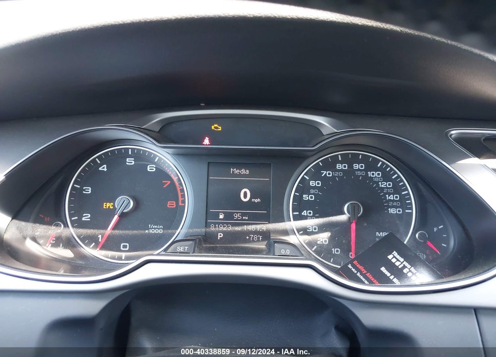 2014 AUDI A4 2.0T PREMIUM VIN: WAUBFAFL8EN003704