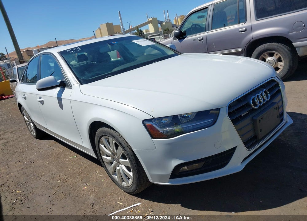 2014 AUDI A4 2.0T PREMIUM VIN: WAUBFAFL8EN003704
