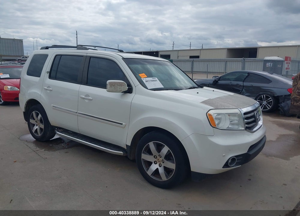 2012 HONDA PILOT TOURING VIN: 5FNYF4H94CB033892
