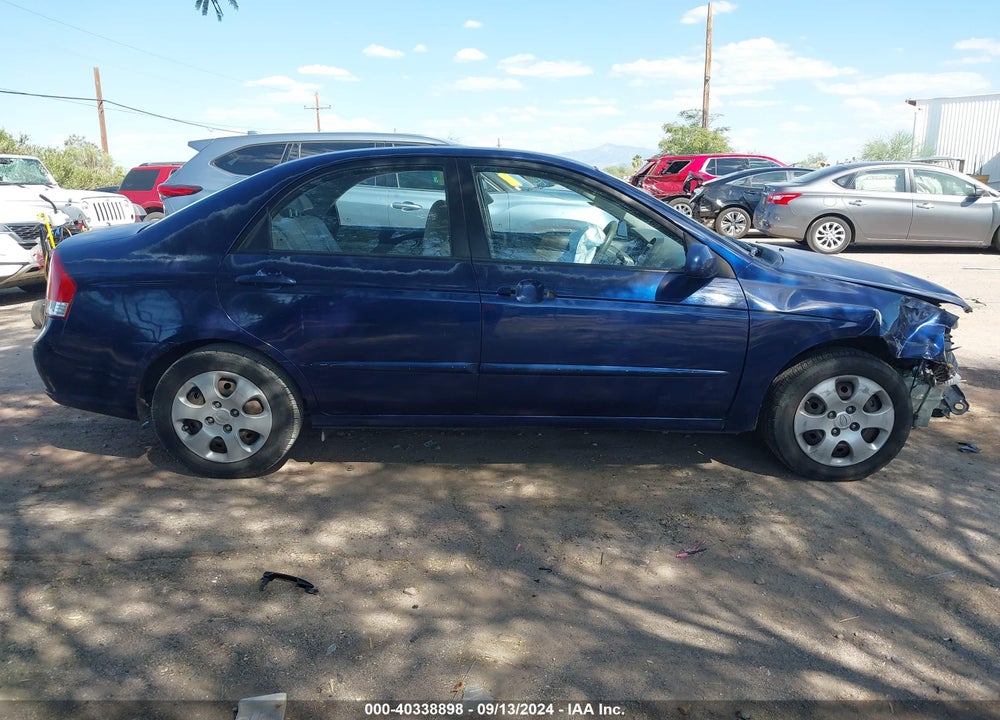 2009 KIA SPECTRA EX VIN: KNAFE221695594135