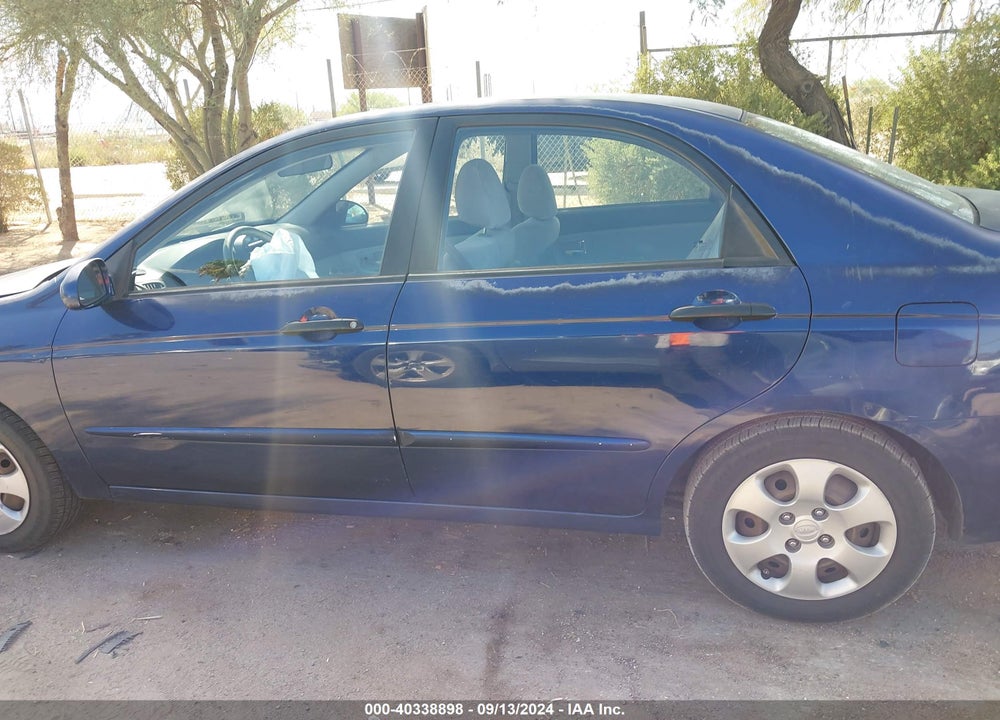 2009 KIA SPECTRA EX VIN: KNAFE221695594135