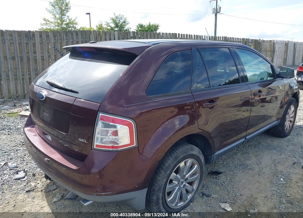 2009 FORD EDGE SEL VIN: 2FMDK38C89BA57467