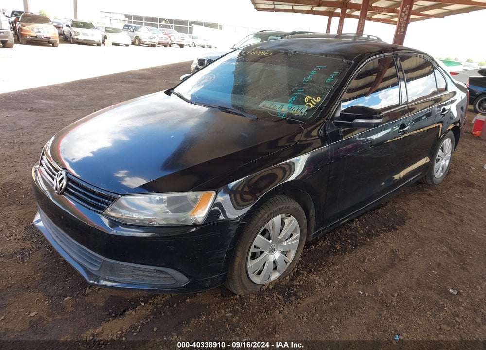 2012 VOLKSWAGEN JETTA 2.5L SE VIN: 3VWDP7AJ7CM307211