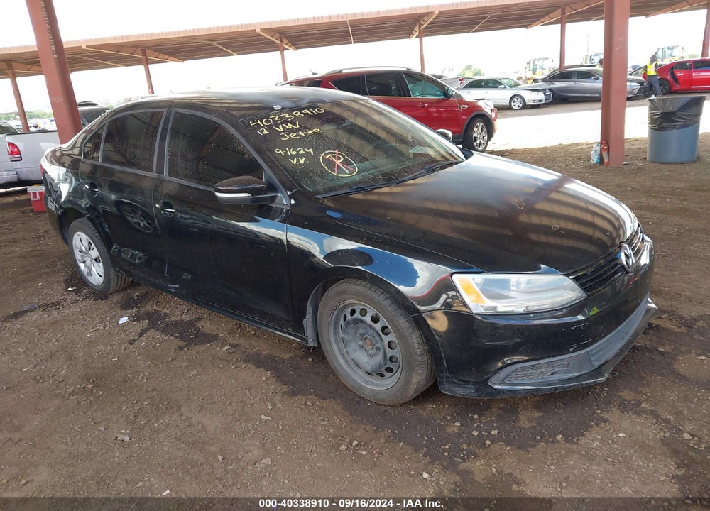 2012 VOLKSWAGEN JETTA 2.5L SE VIN: 3VWDP7AJ7CM307211