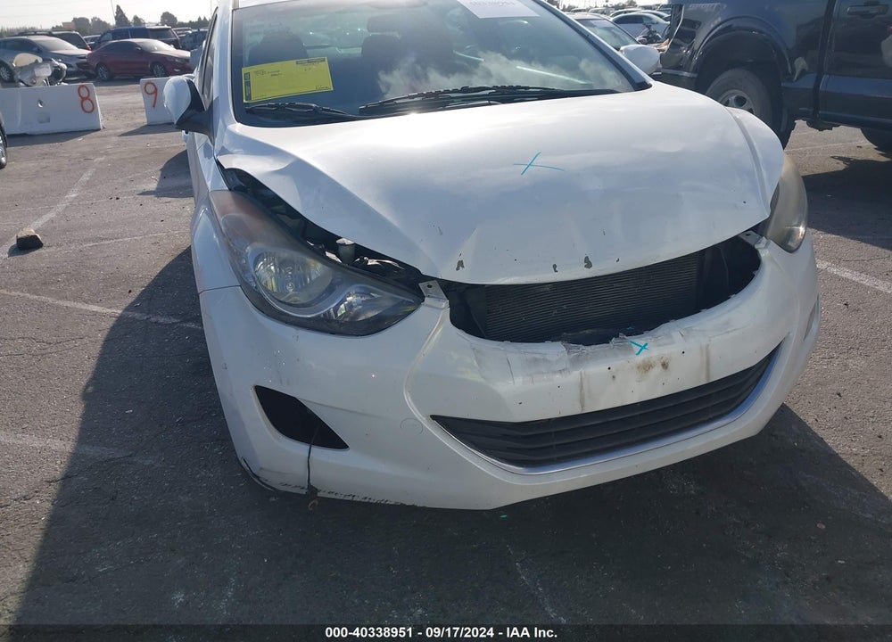 2012 HYUNDAI ELANTRA GLS VIN: 5NPDH4AEXCH146201