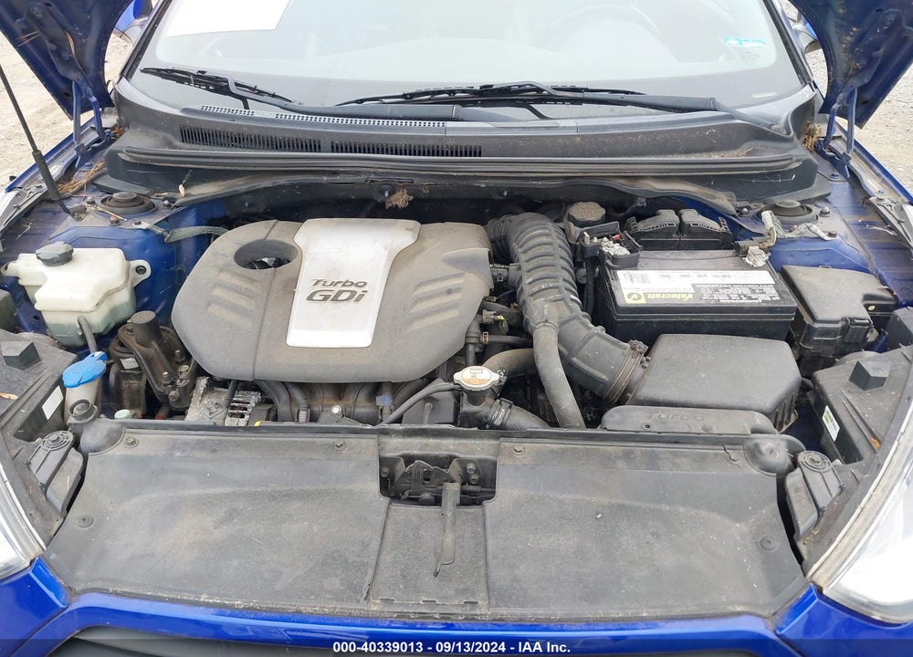 2013 HYUNDAI VELOSTER TURBO W/BLACK VIN: KMHTC6AE2DU096256