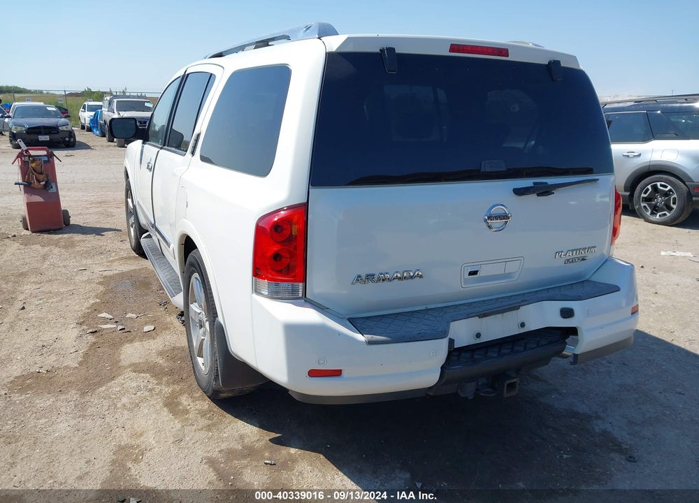 2010 NISSAN ARMADA PLATINUM VIN: 5N1BA0ND4AN622618