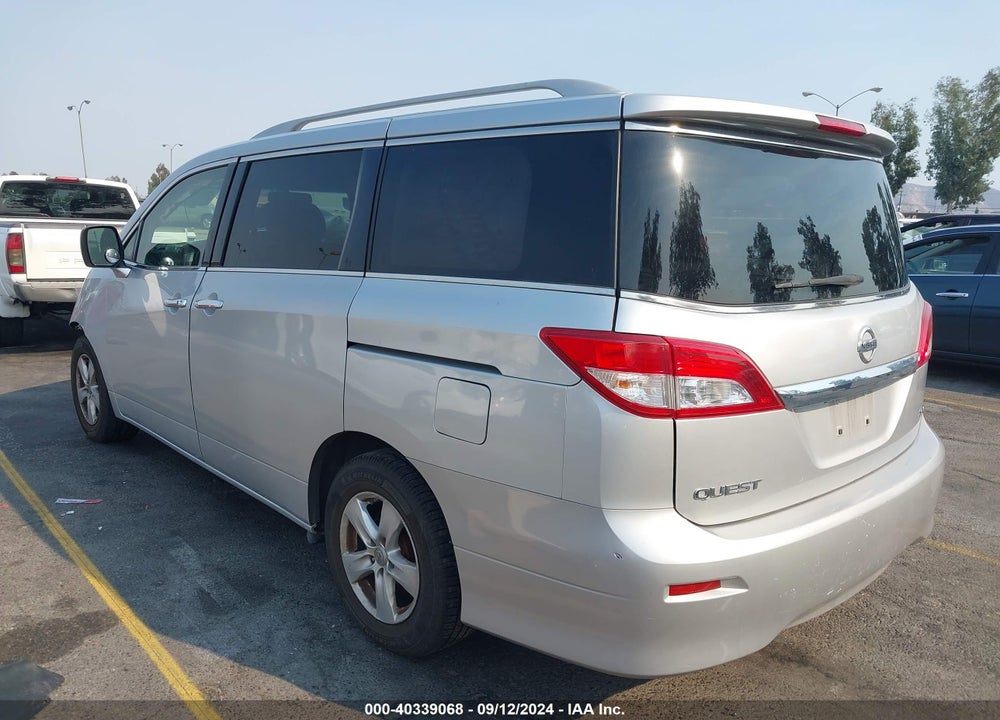 2014 NISSAN QUEST SV VIN: JN8AE2KP5E9100176
