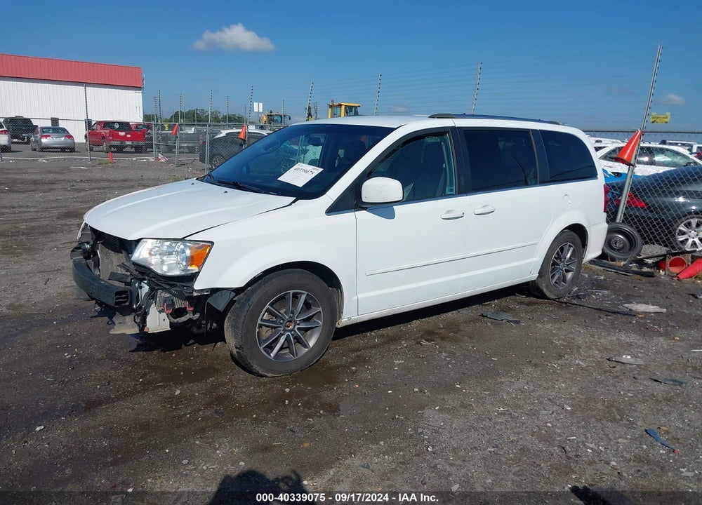 2017 DODGE GRAND CARAVAN SXT VIN: 2C4RDGCG3HR760941