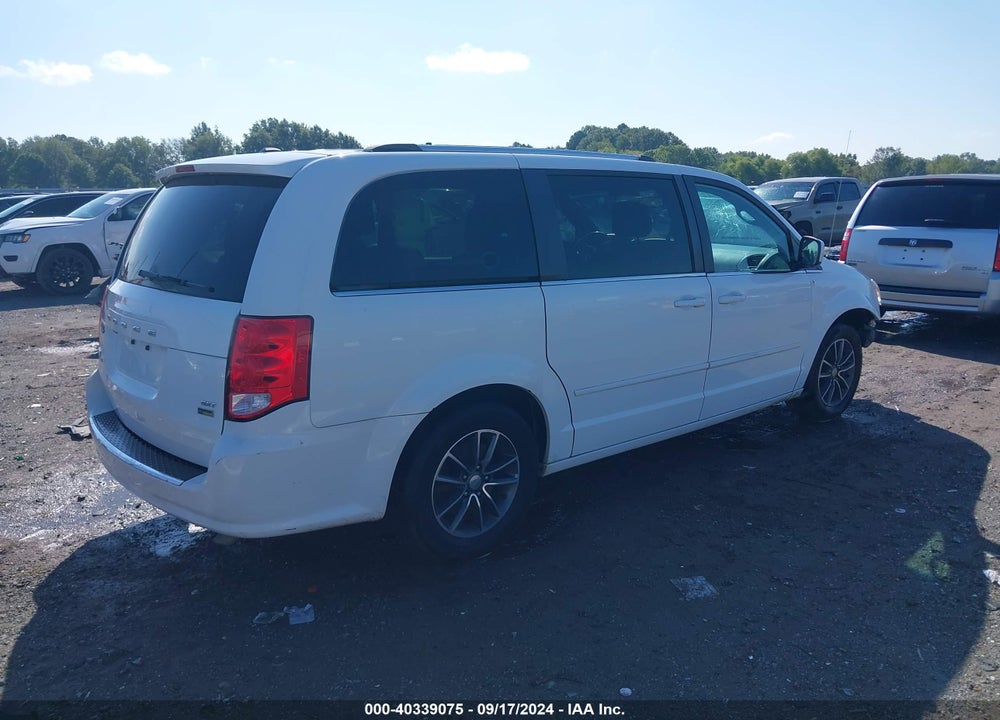 2017 DODGE GRAND CARAVAN SXT VIN: 2C4RDGCG3HR760941