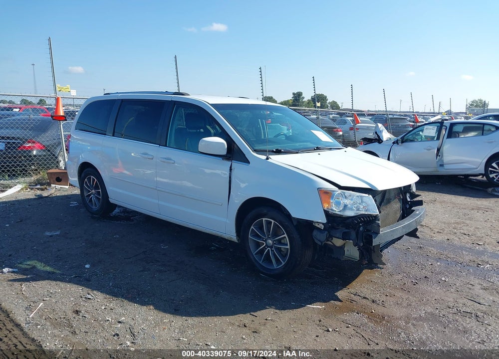 2017 DODGE GRAND CARAVAN SXT VIN: 2C4RDGCG3HR760941