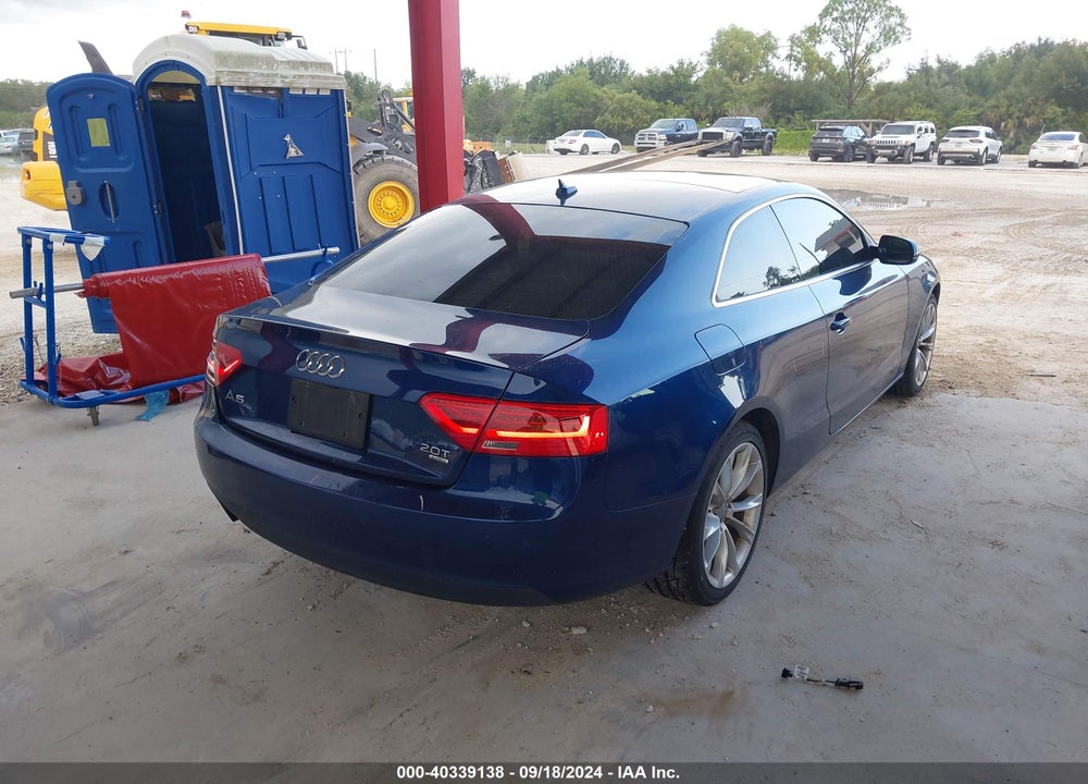 2013 AUDI A5 2.0T PREMIUM VIN: WAULFAFR3DA047026