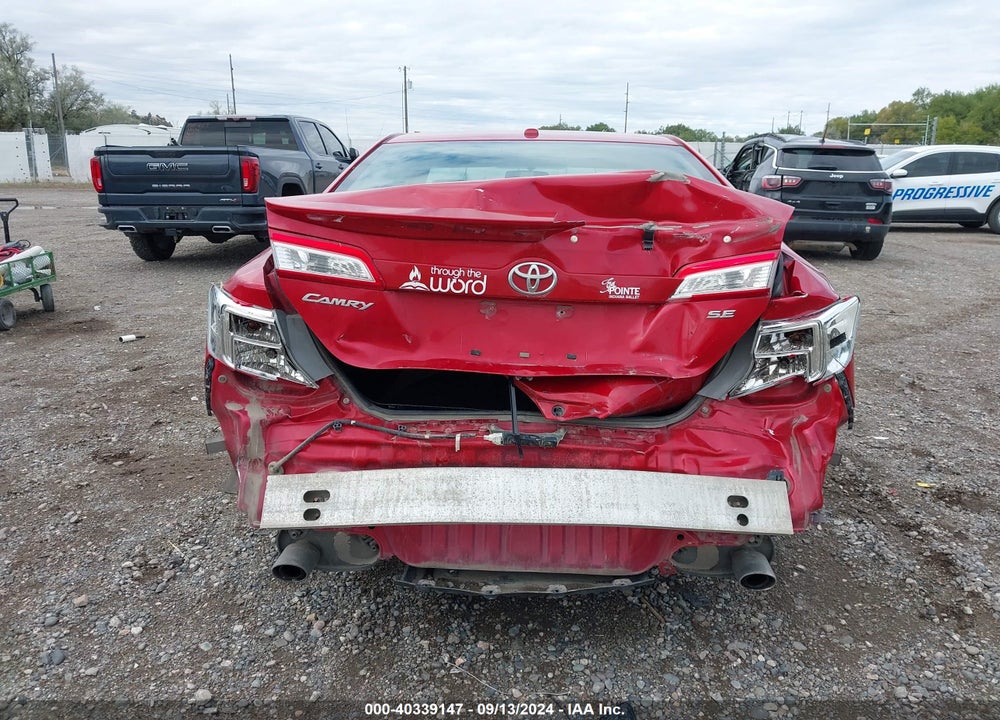 2013 TOYOTA CAMRY SE V6 VIN: 4T1BK1FK1DU535446