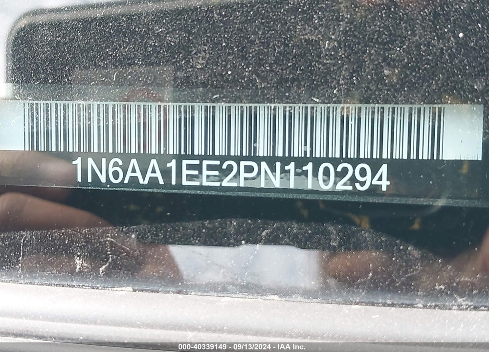 2023 NISSAN TITAN SV 4X2 VIN: 1N6AA1EE2PN110294